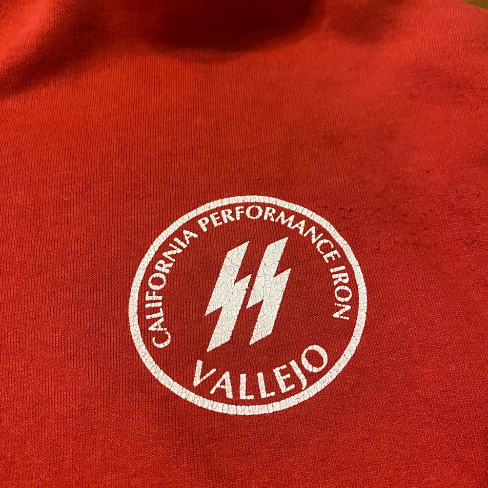 Vintage 1986 Harley Davidson Cpi hoodie California Performance Iron sweater L - Picture 6 of 9